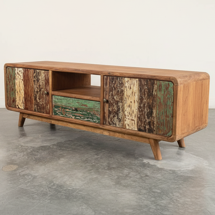 Rustic TV Console Type 6 (colour)