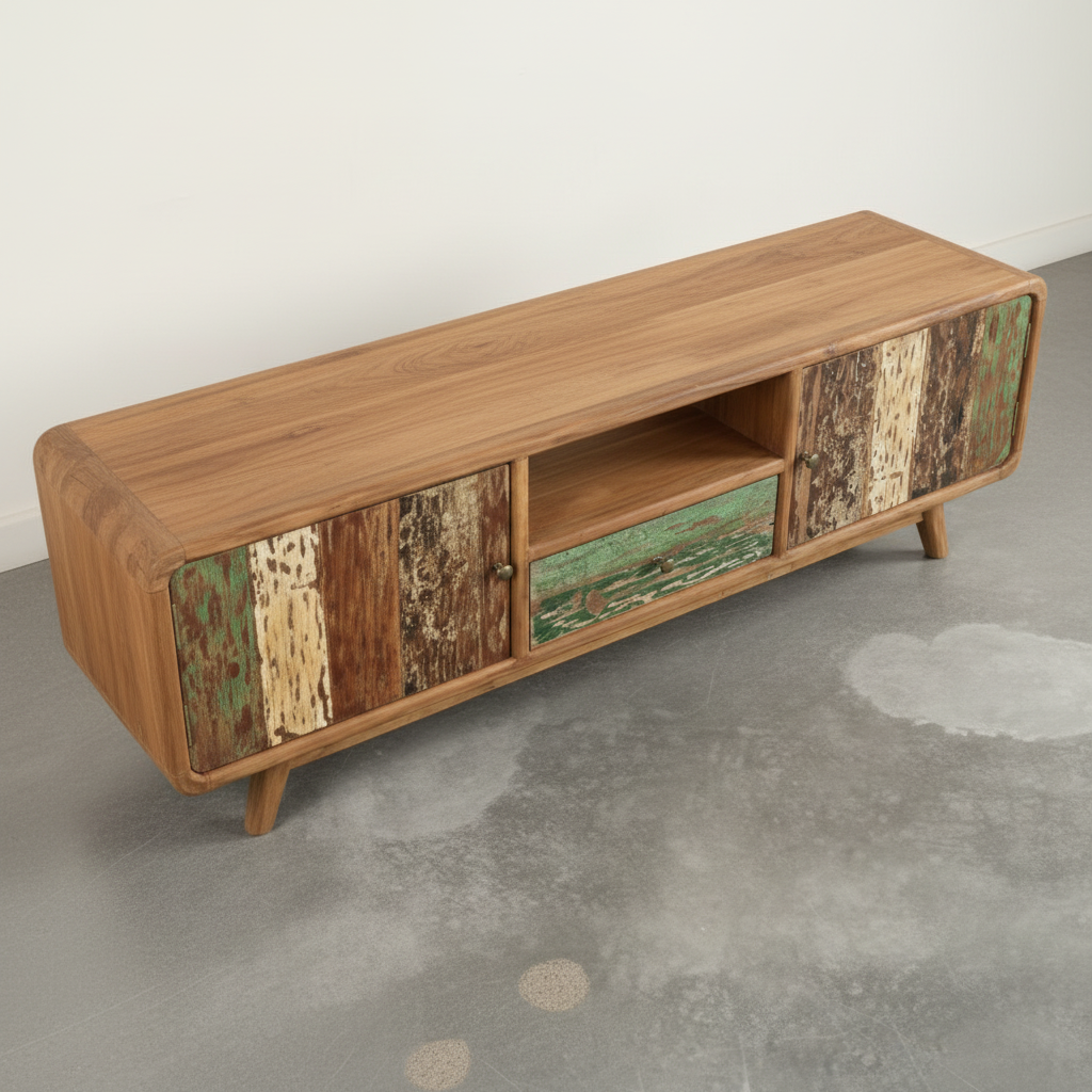 Rustic TV Console Type 6 (colour)