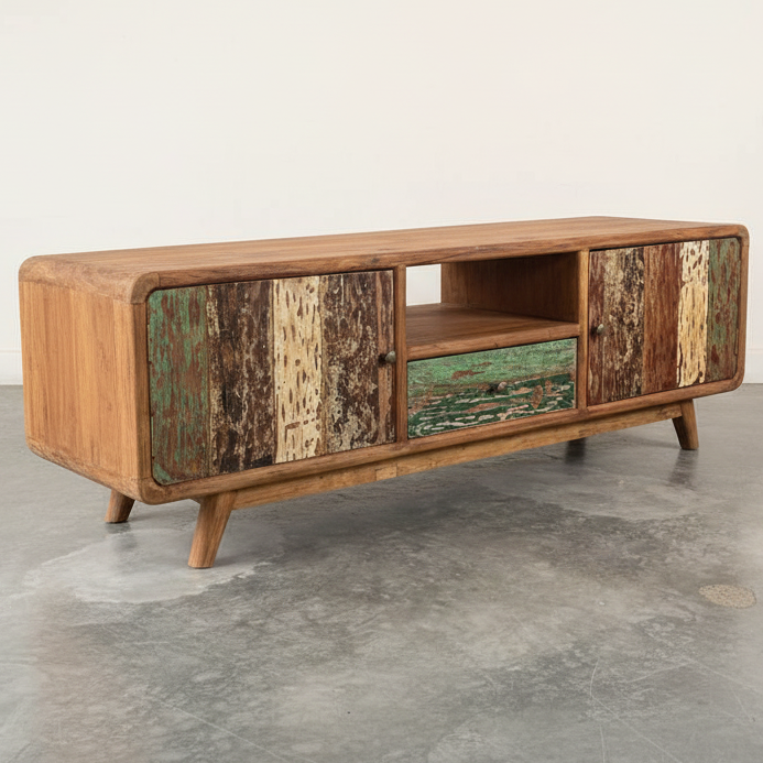 Rustic TV Console Type 6 (colour)