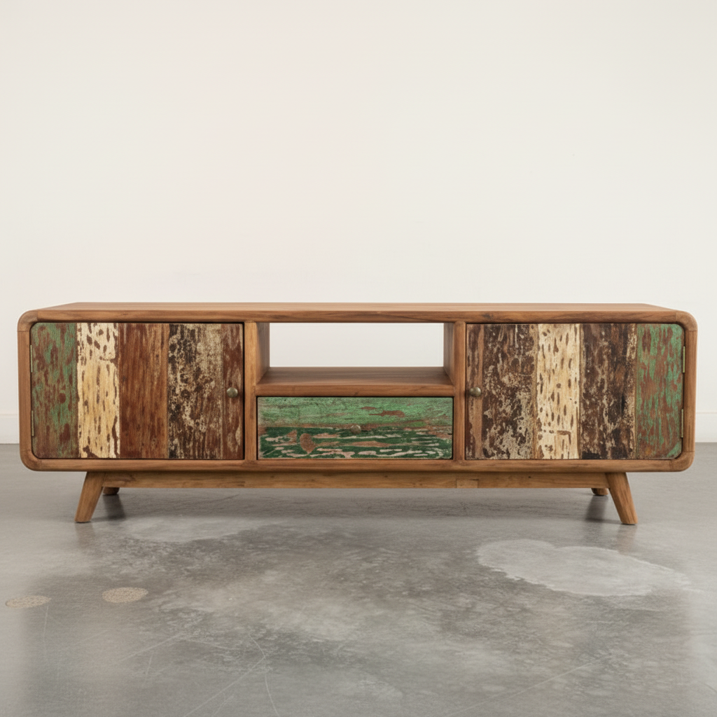 Rustic TV Console Type 6 (colour)