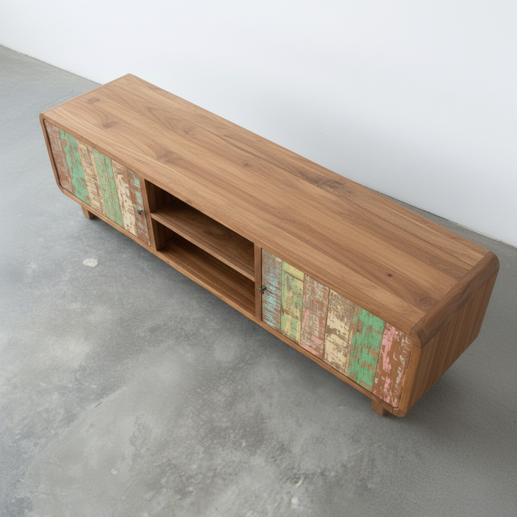Rustic TV Console Type 5 (colour)