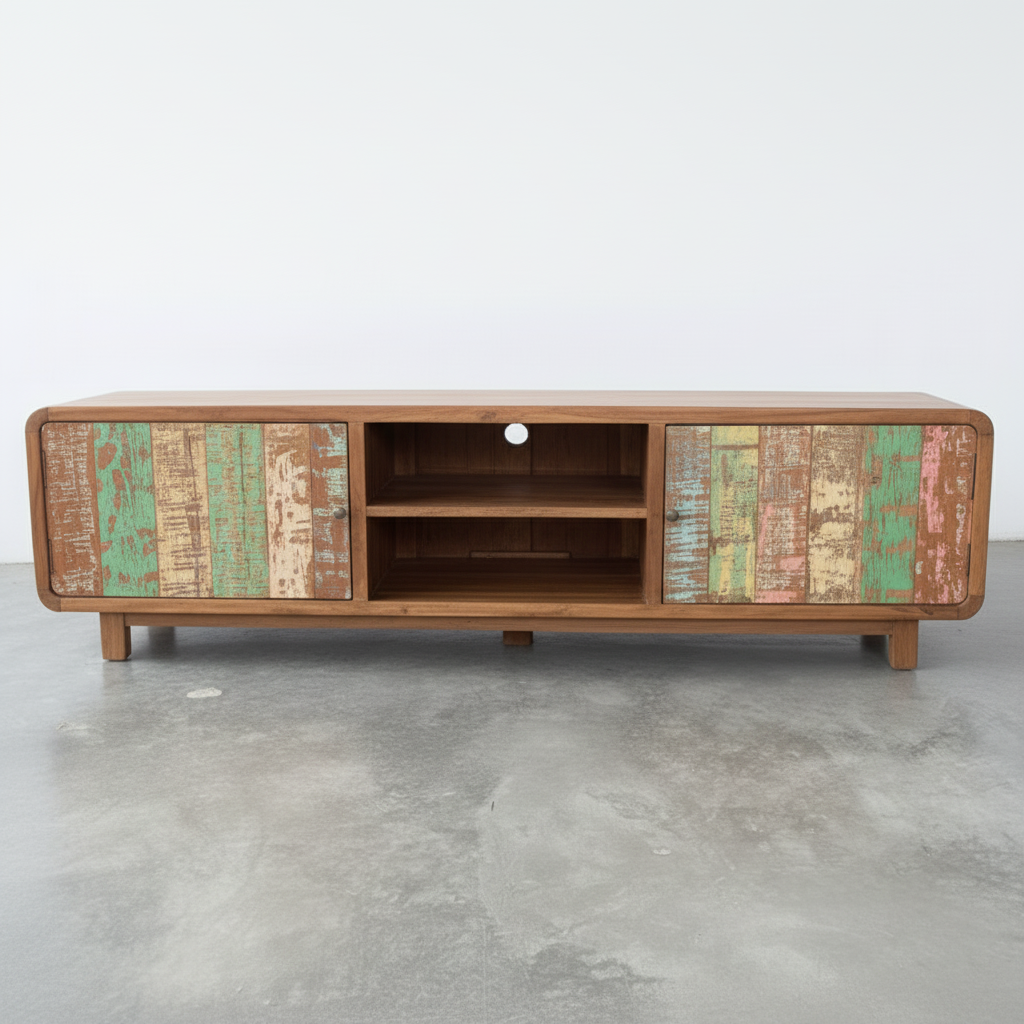 Rustic TV Console Type 5 (colour)