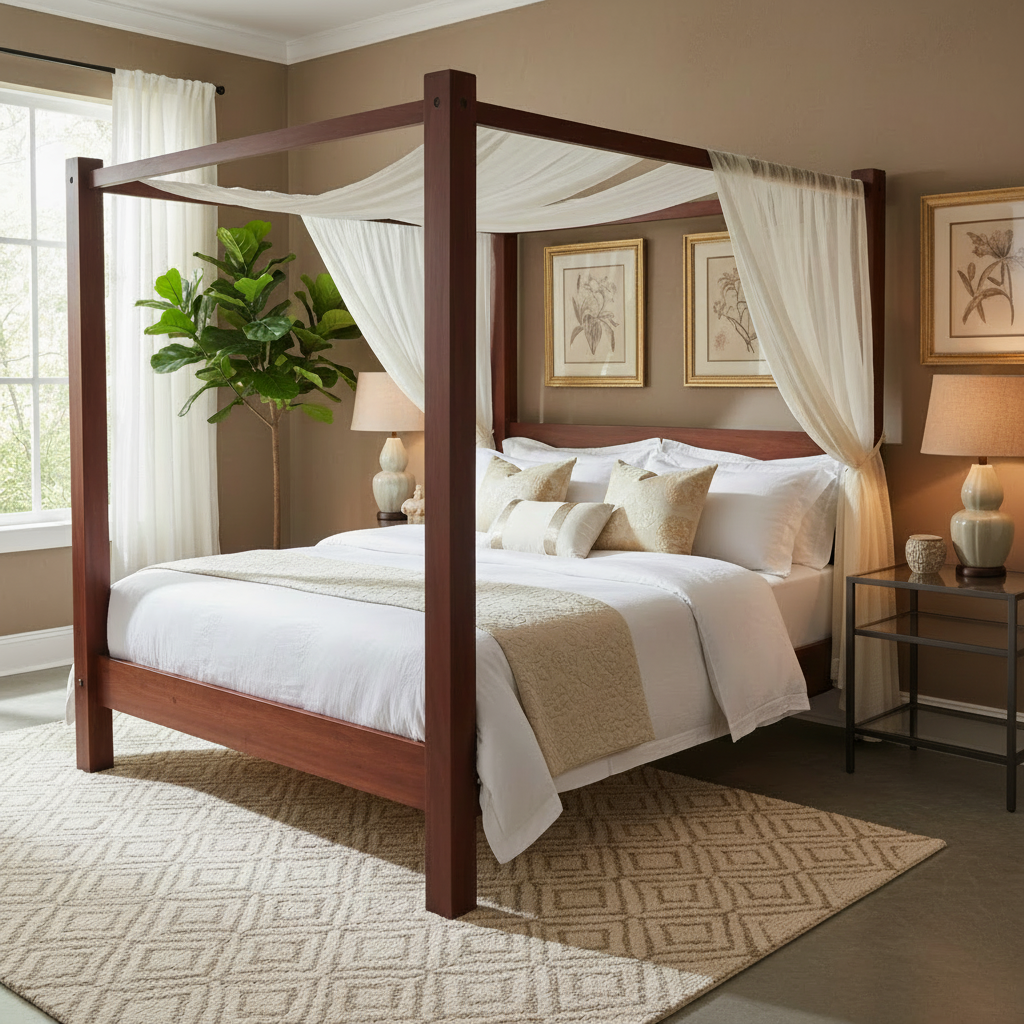 Bronte Four Post Bed (King) - display unit