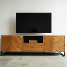 Load image into Gallery viewer, Herringbone TV Console (180cm)
