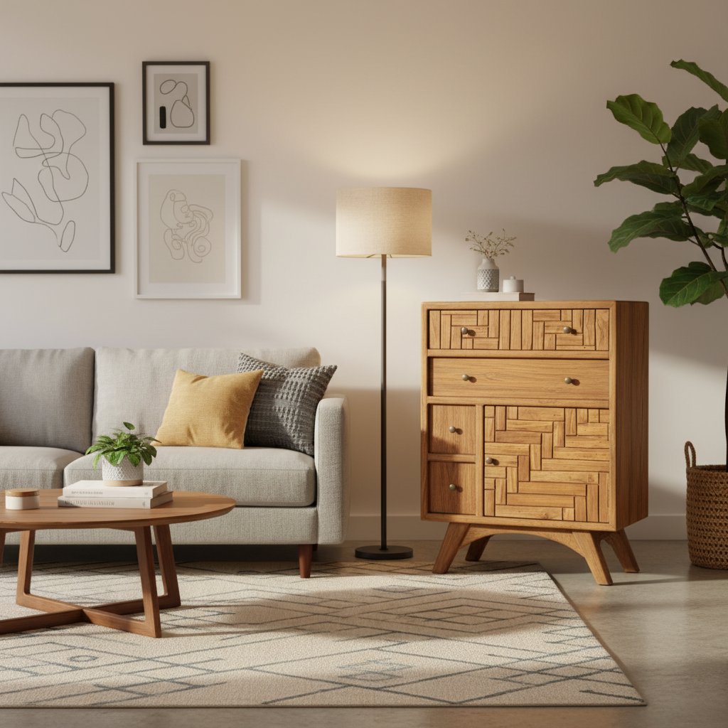 Rustic Dresser (70cm) Type 1