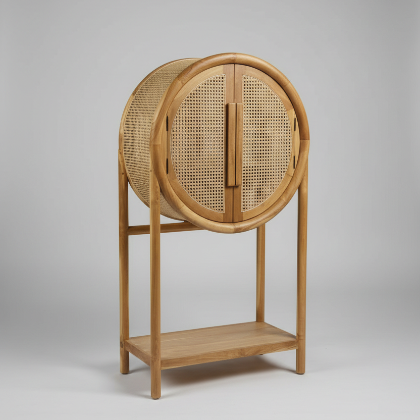 Bingin Circular Wine Cabinet