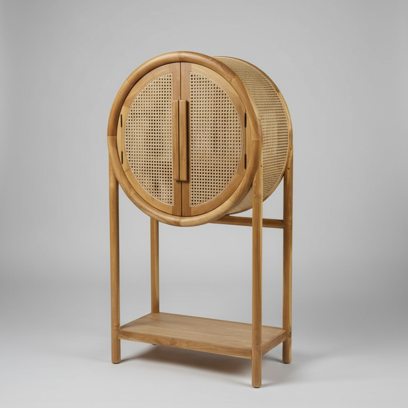 Bingin Circular Wine Cabinet