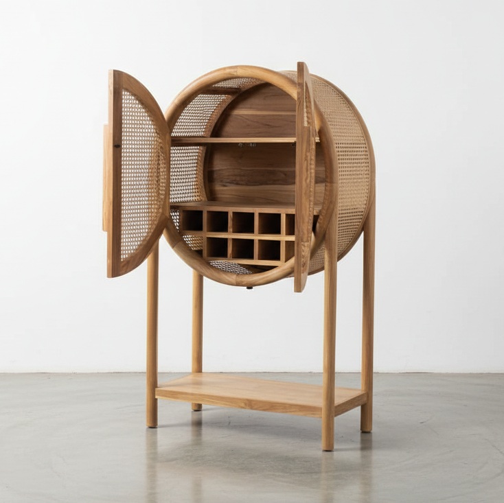 Bingin Circular Wine Cabinet