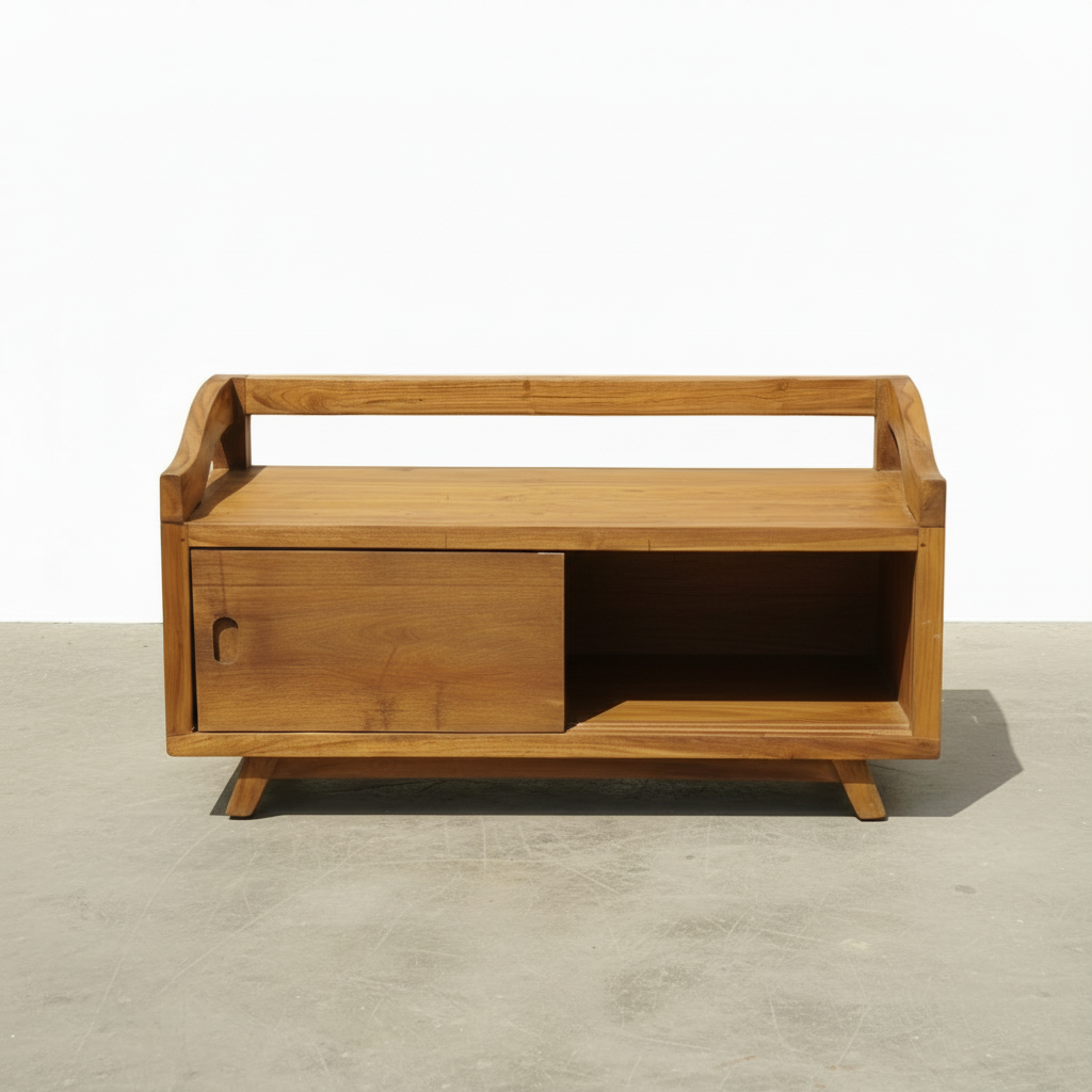 Rustic Bench/Shoe Cabinet