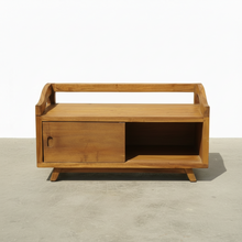 Load image into Gallery viewer, Rustic Bench/Shoe Cabinet
