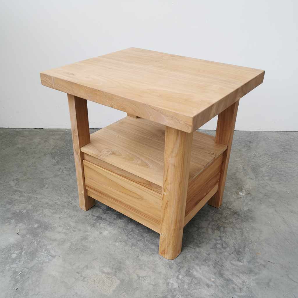 Byron Bedside Table (60cm High)
