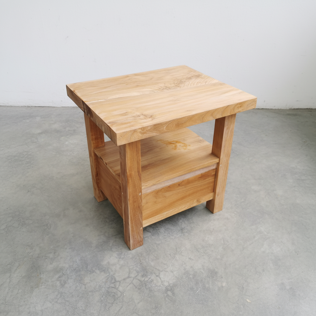 Byron Bedside Table (60cm High)