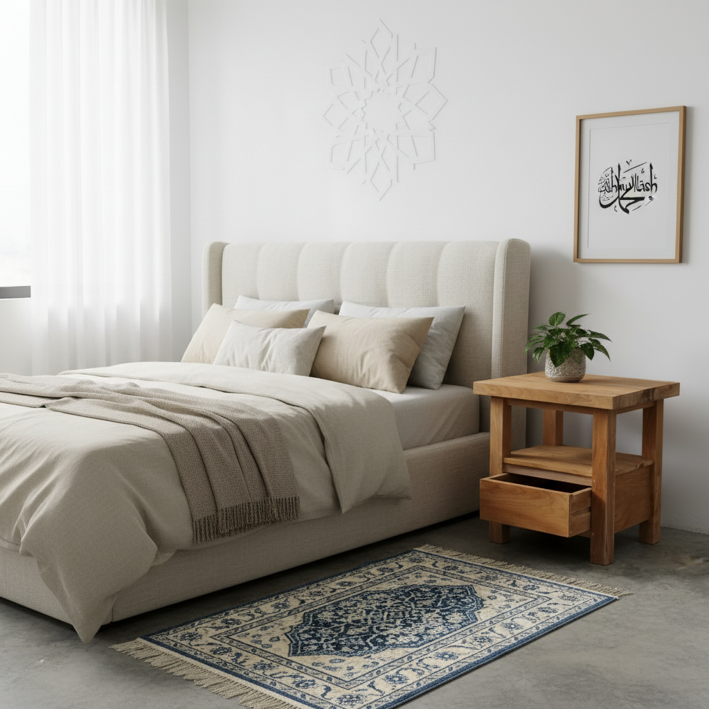 Byron Bedside Table (60cm High)