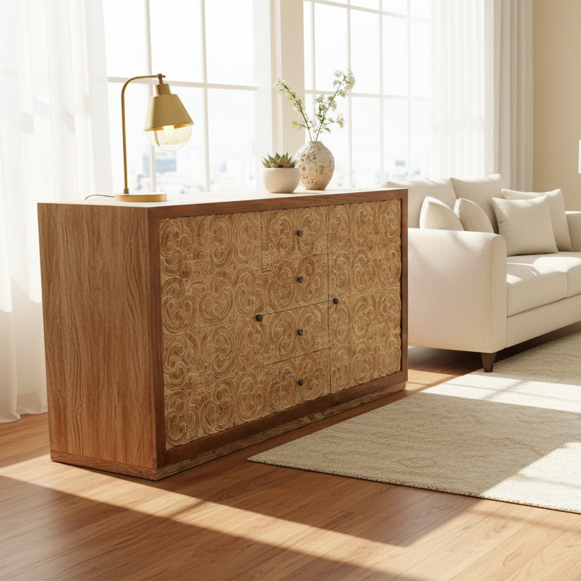 Carved Sideboard (165cm)