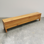Noosa Box Bench (w. storage) (raw)