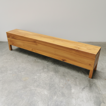 Load image into Gallery viewer, Noosa Box Bench (w. storage) (raw)
