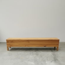 Load image into Gallery viewer, Noosa Box Bench (w. storage) (raw)
