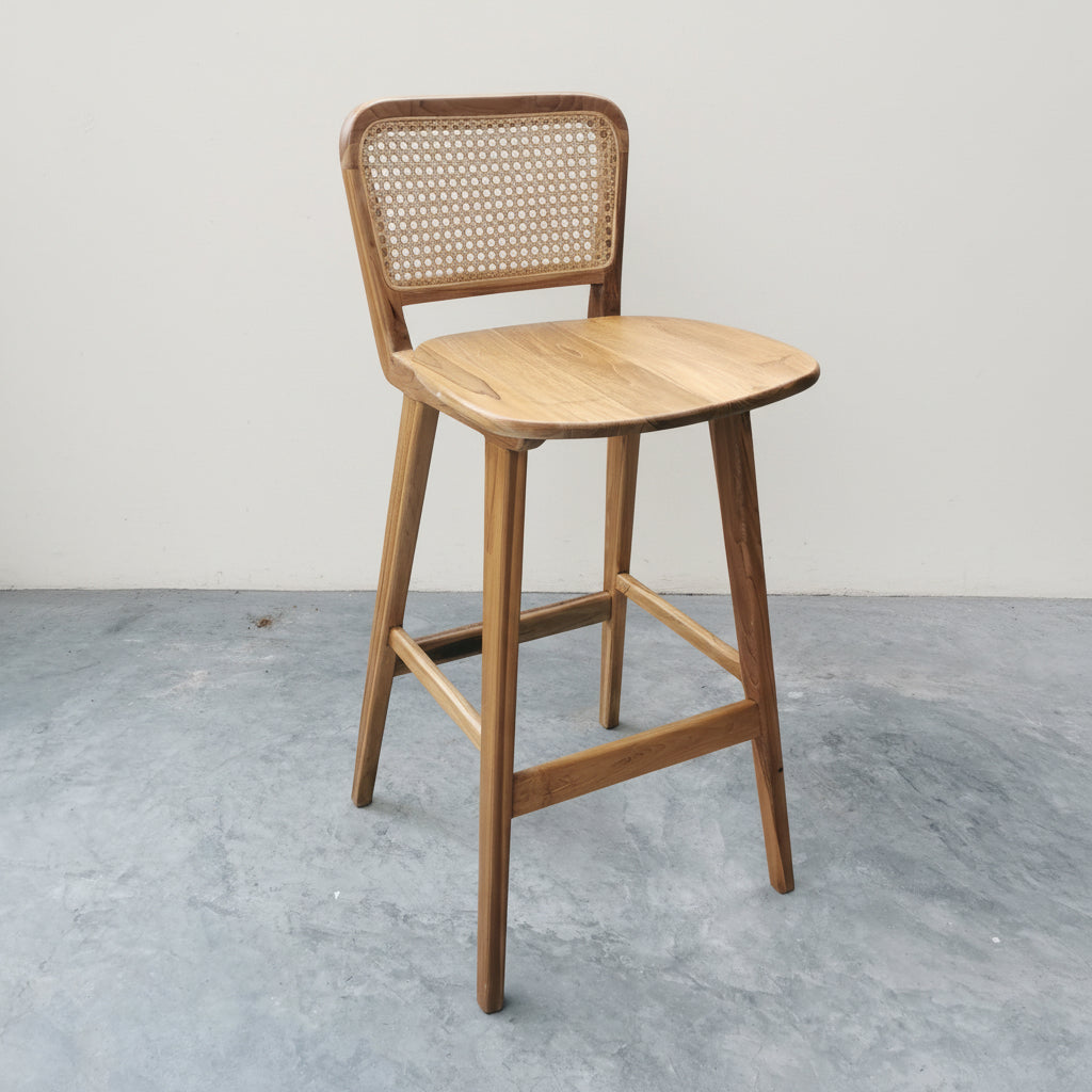 Bingin Low Back Bar Stool (60-75cm)