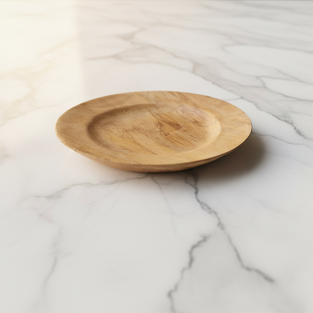 Teak Saucer (15cm)