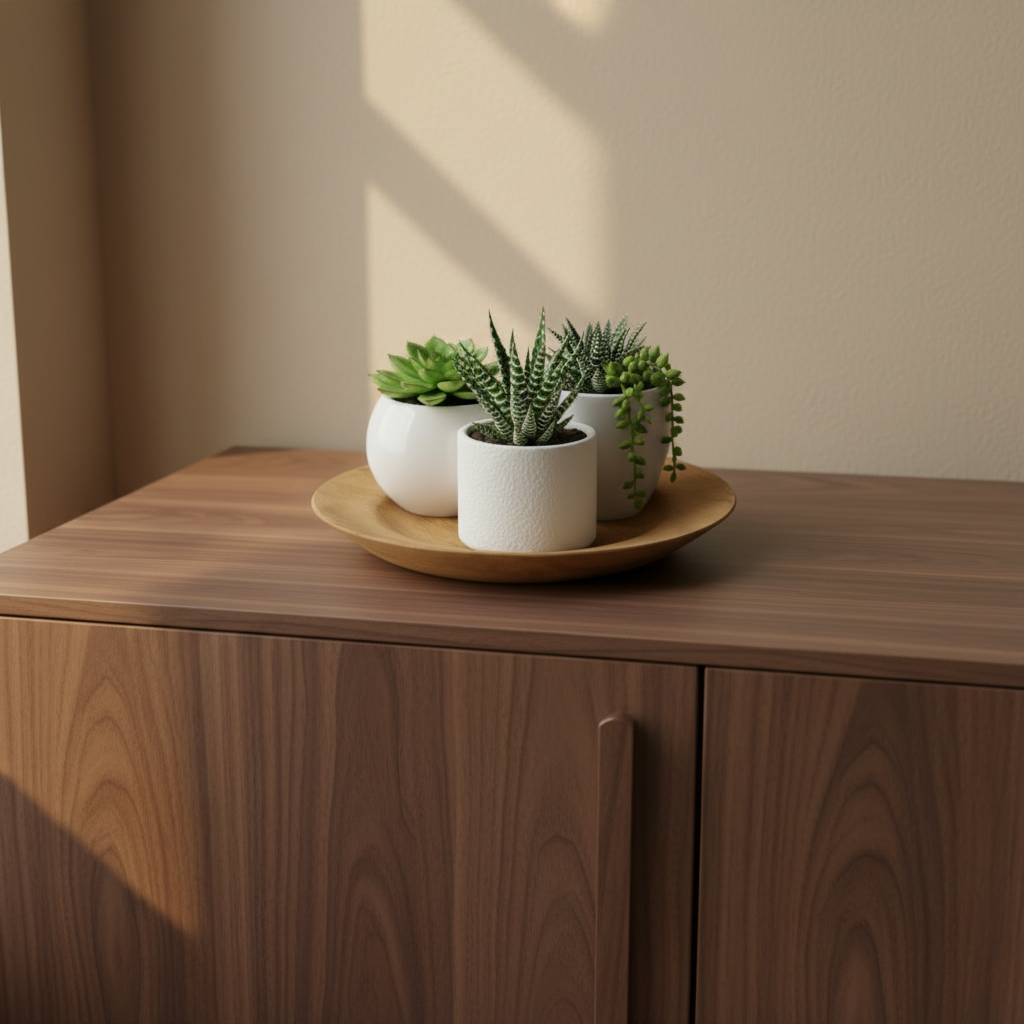 Teak Saucer (15cm)