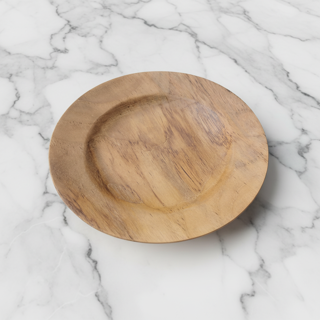 Teak Saucer (15cm)