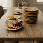 Teak Saucer (15cm)