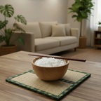 Teak Rice Bowl #1