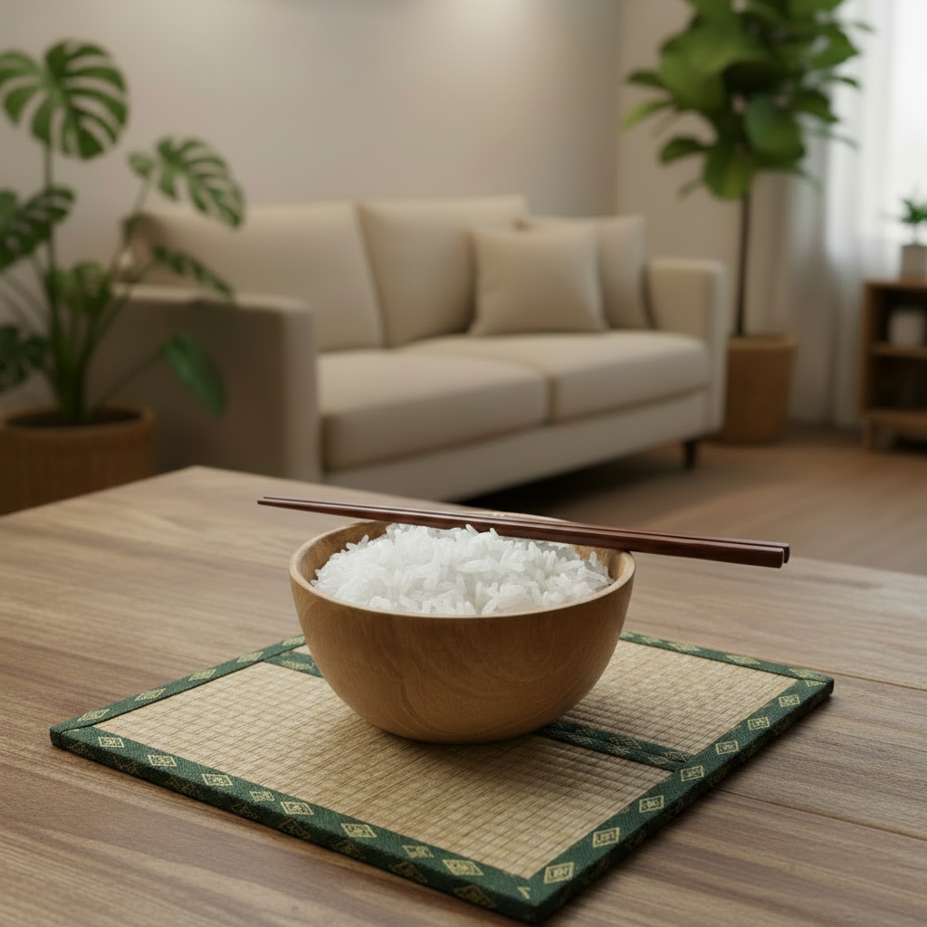 Teak Rice Bowl #1