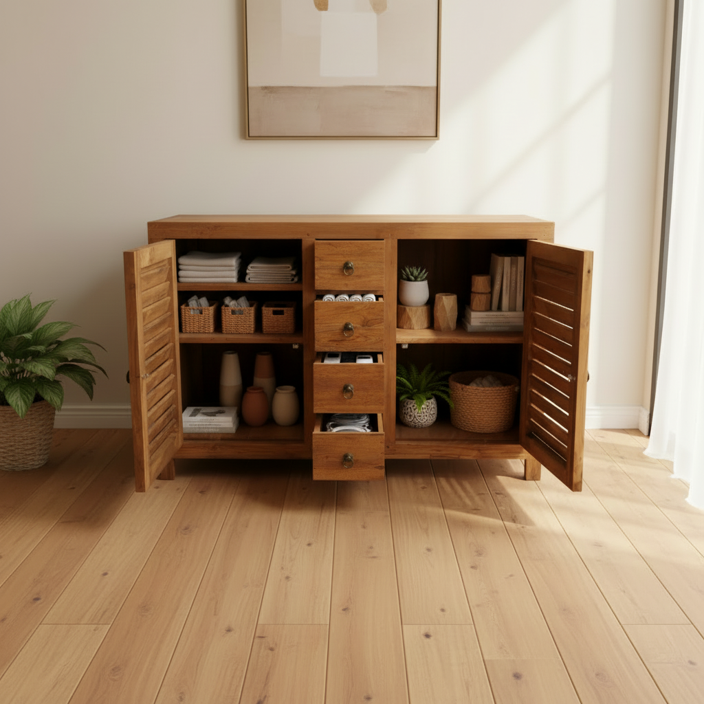 Louvred Cabinet (120cm) type 1