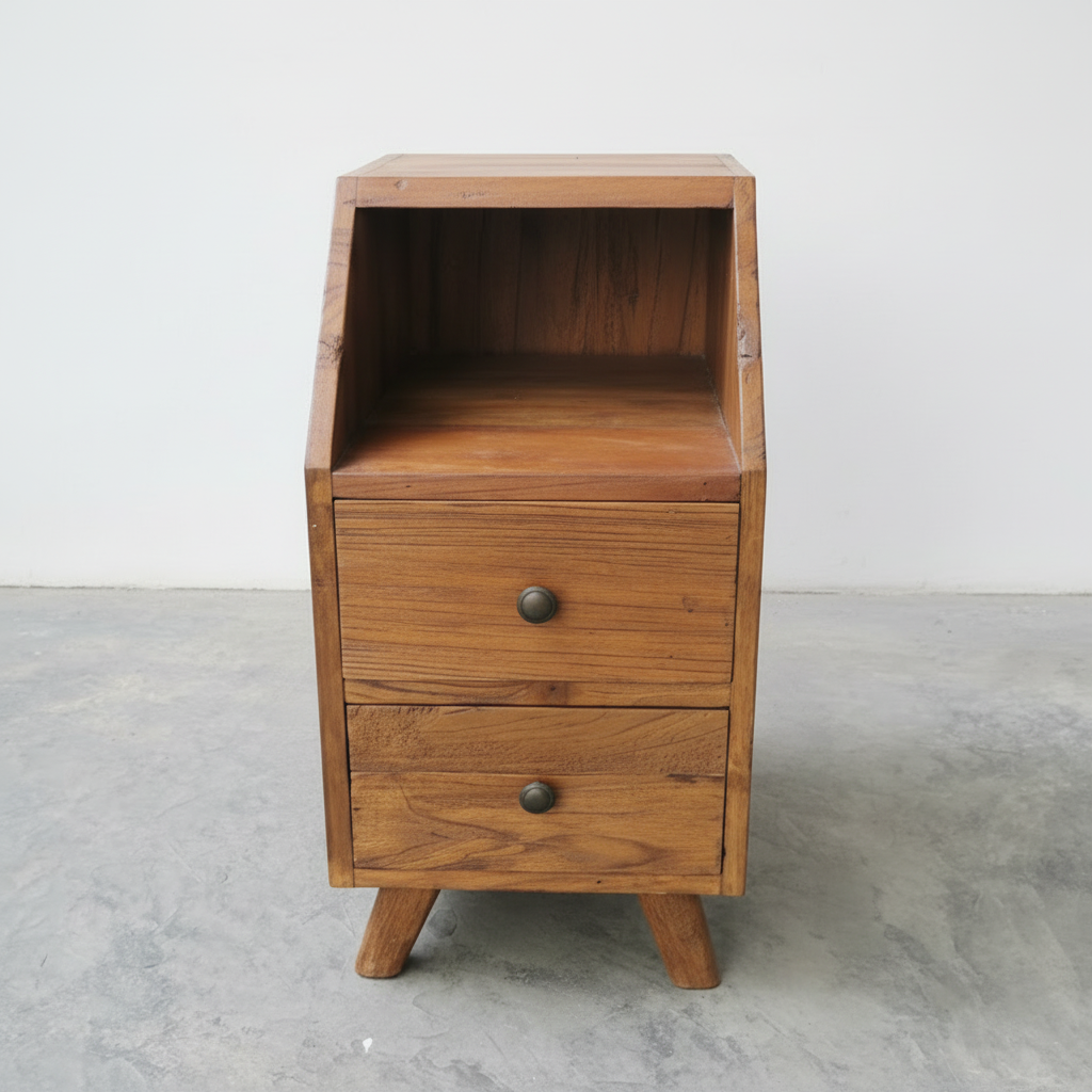 Rustic Bedside Table type 5