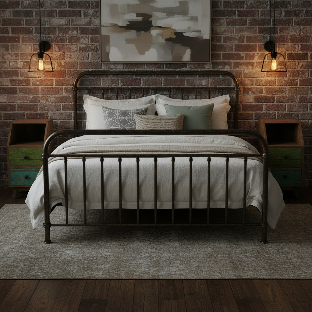 Rustic Bedside Table type 4