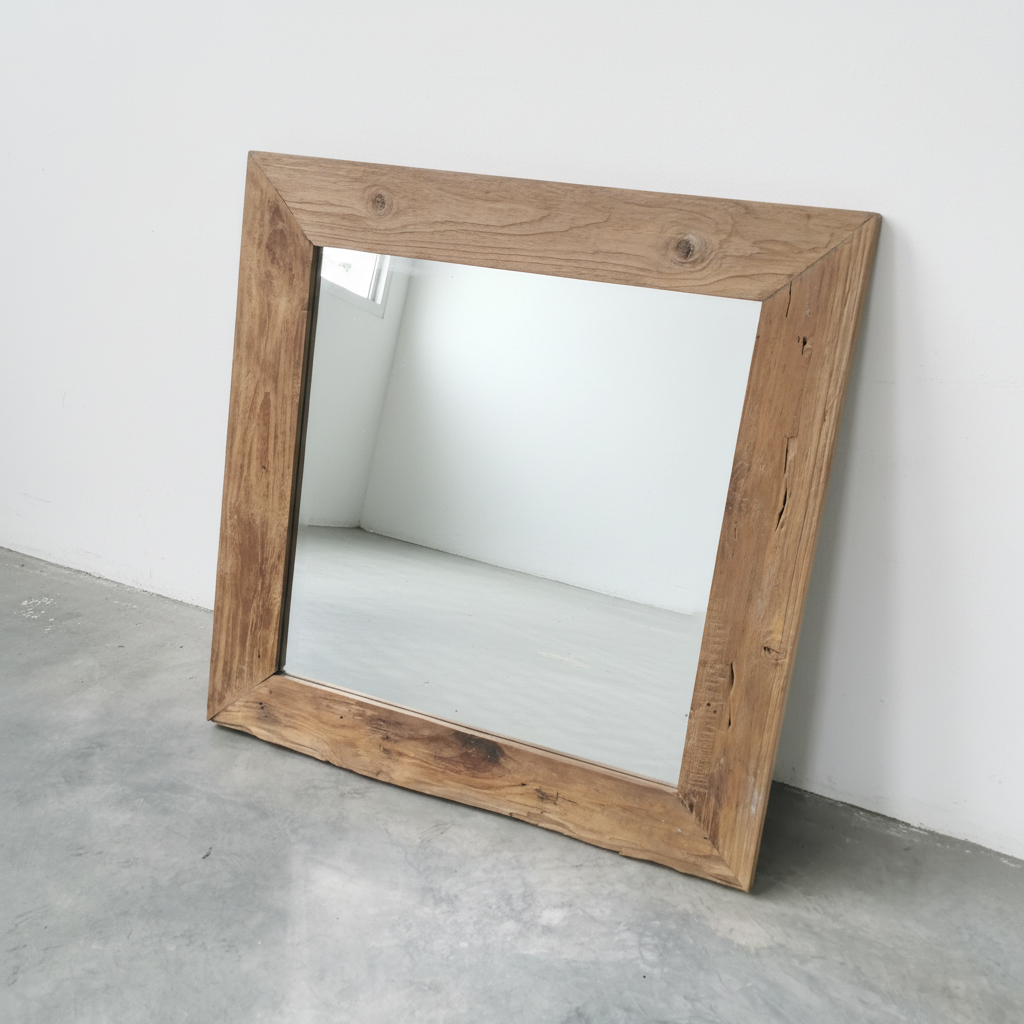 Rustic Teak Mirror