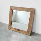 Rustic Teak Mirror