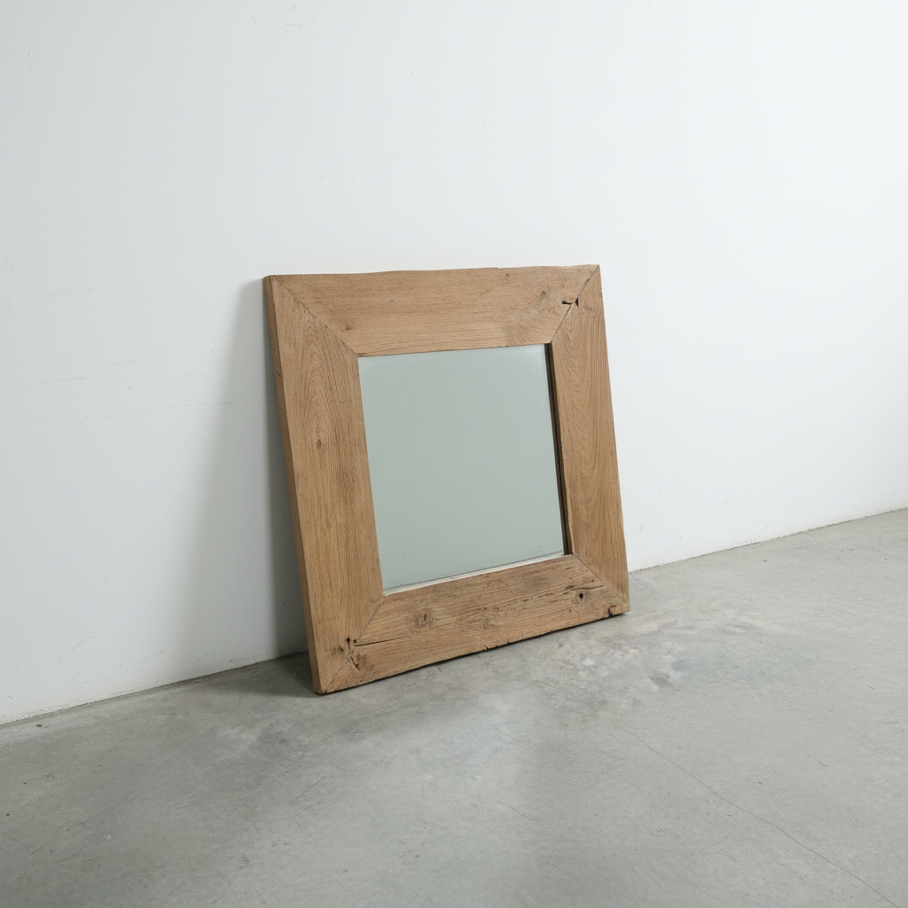 Rustic Teak Mirror