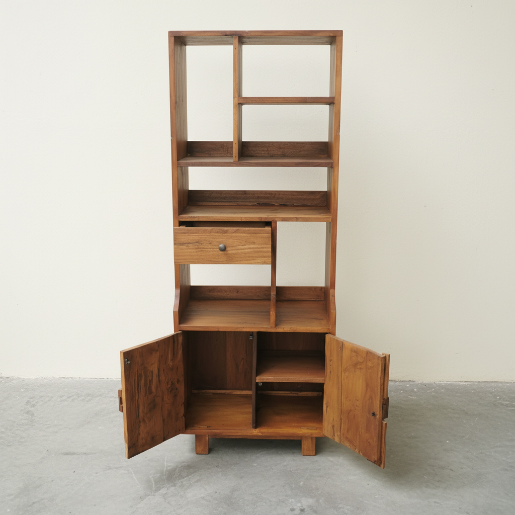 Rustic Shelf Unit (60Wx160H) Type 2