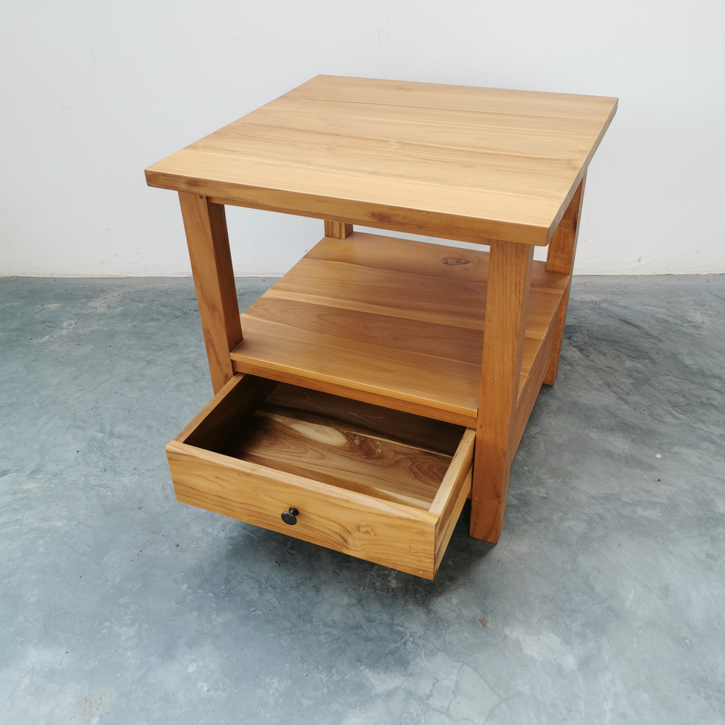 Byron Bedside Table (60cm High)