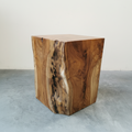 Square Log Stool/Plinth