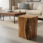Square Log Stool/Plinth