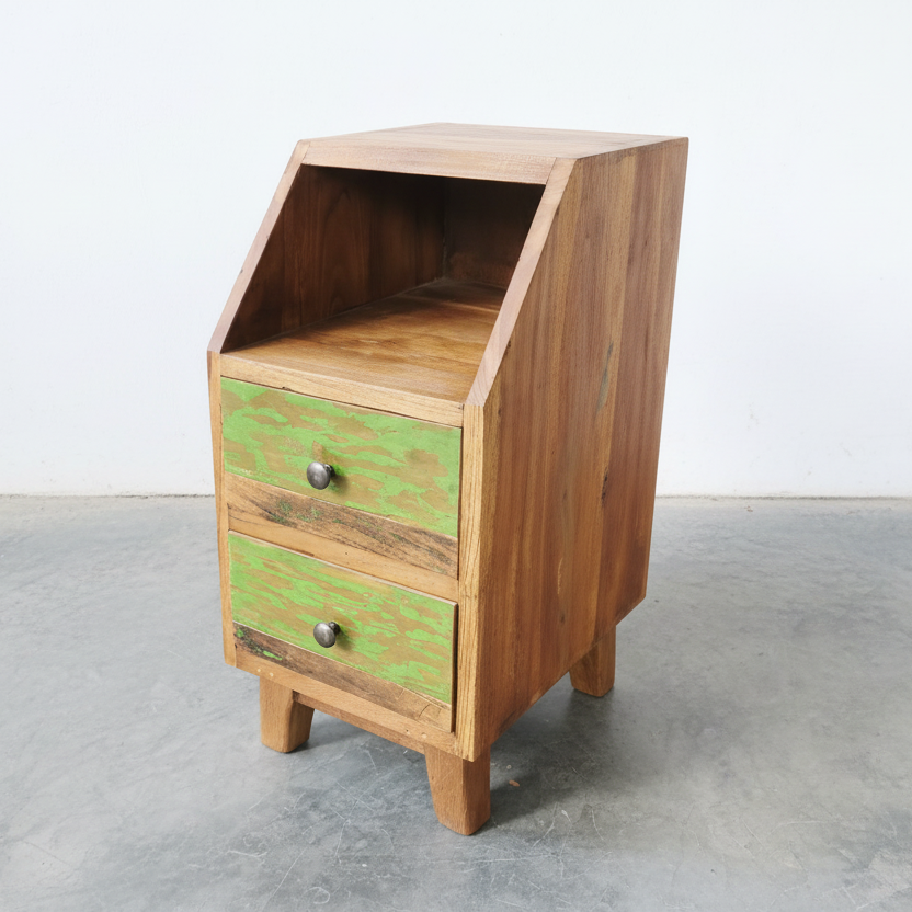 Rustic Bedside Table type 4