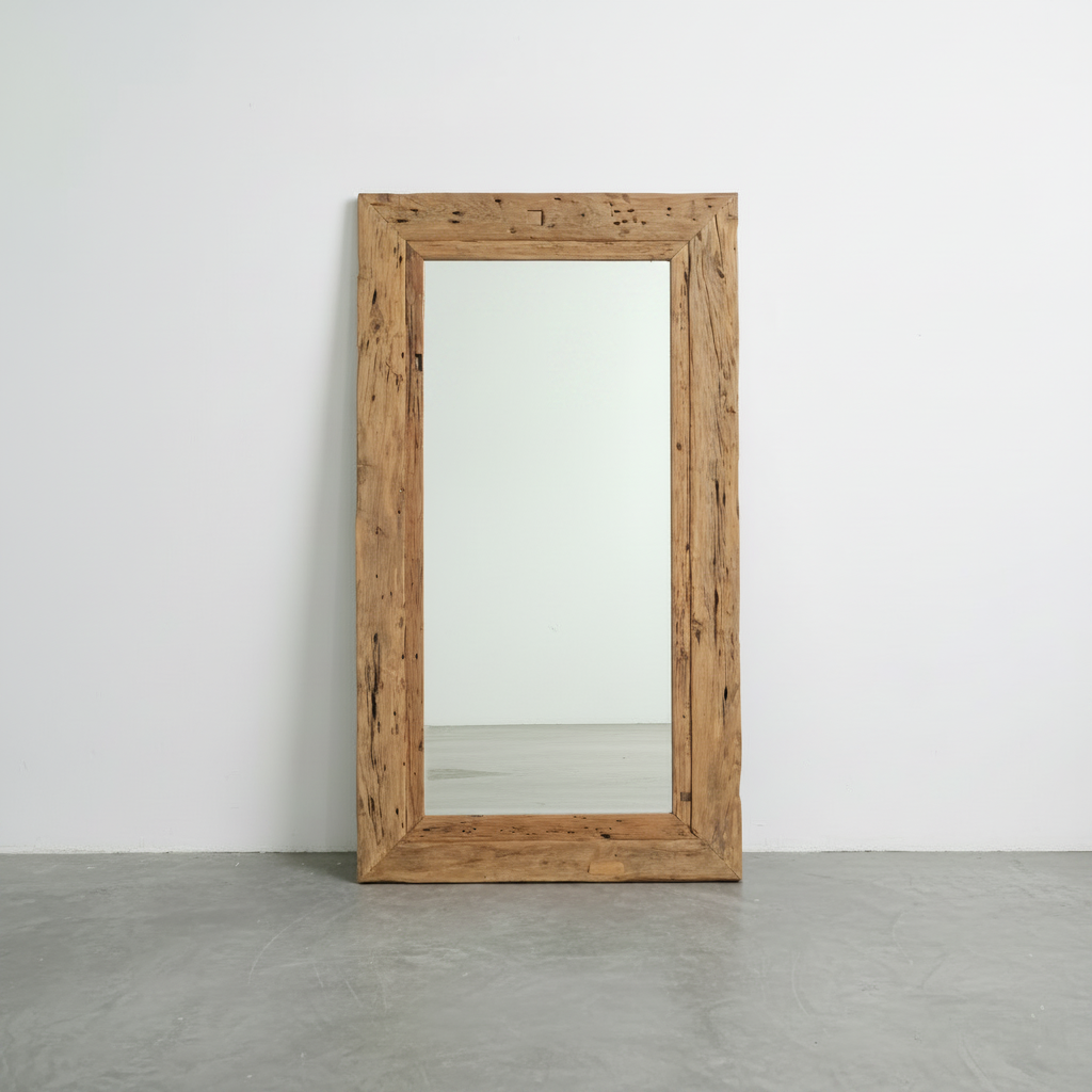 Rustic Teak Mirror
