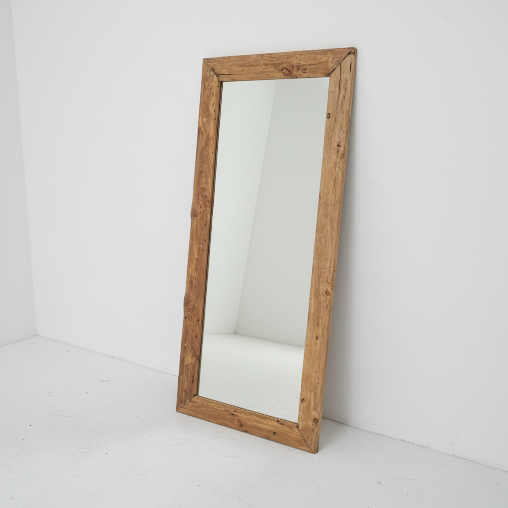 Rustic Teak Mirror