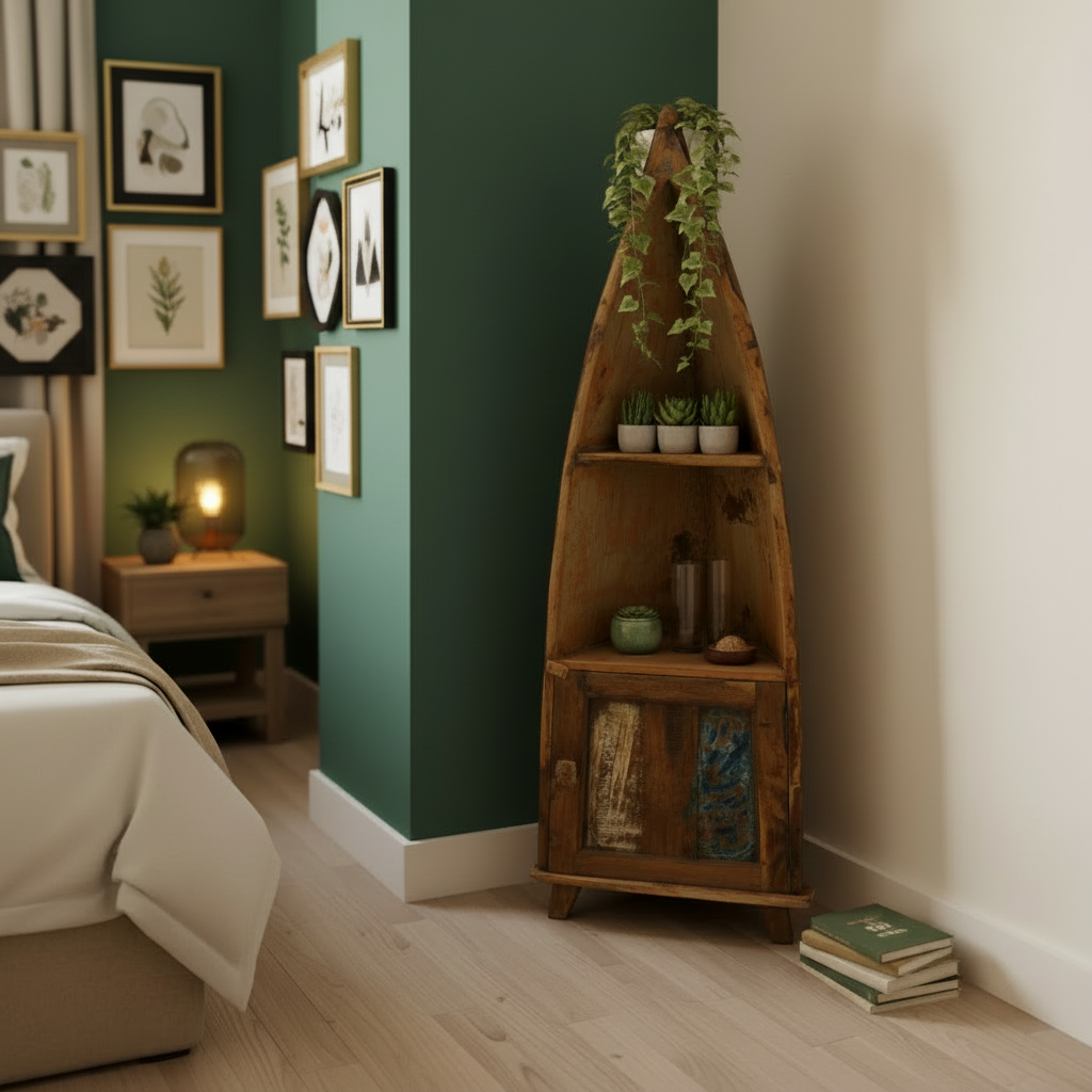 Rustic Sampan Shelf Unit (160cm)