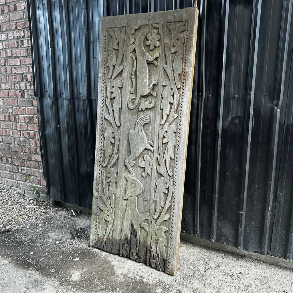 Dayak Hand Carved Door