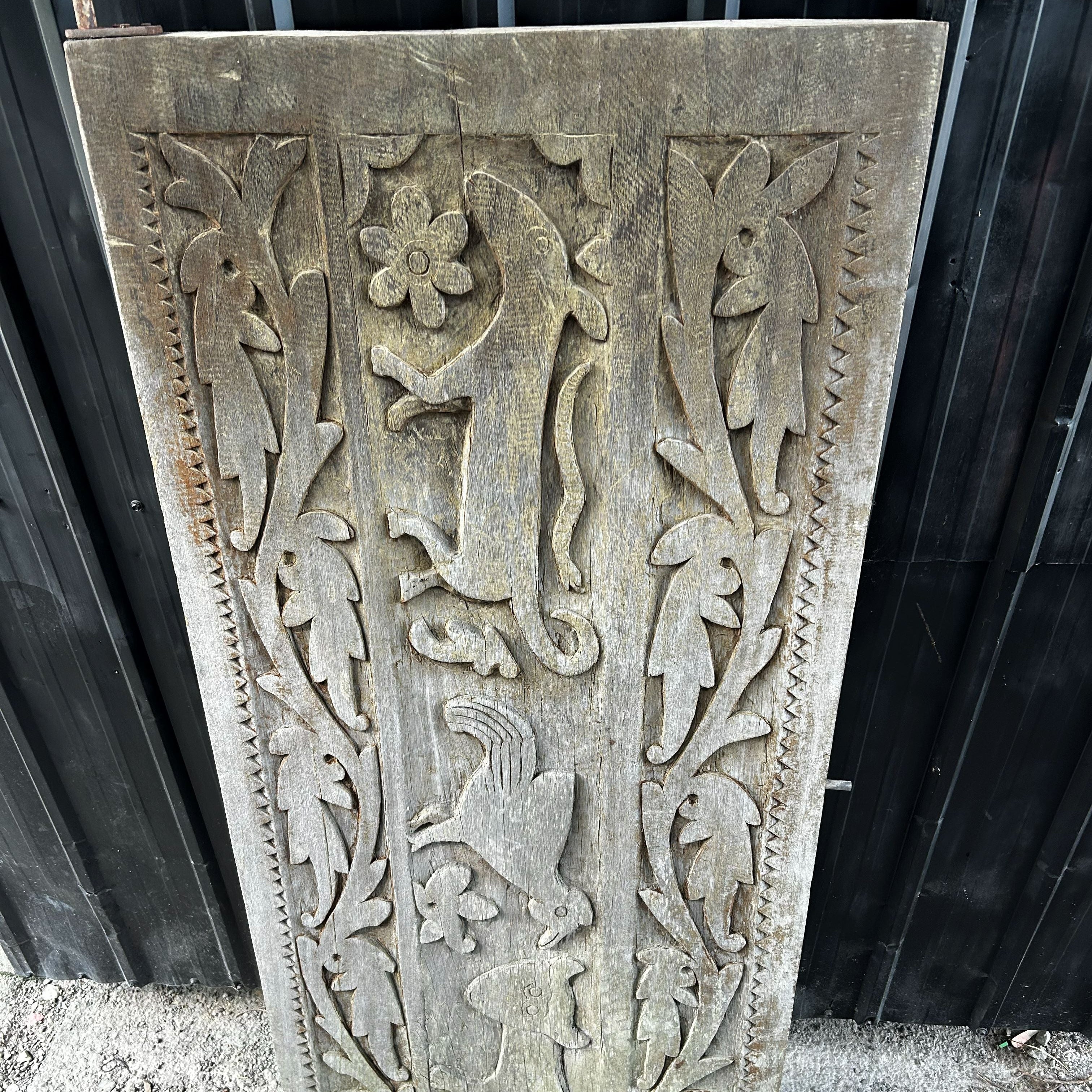 Dayak Hand Carved Door