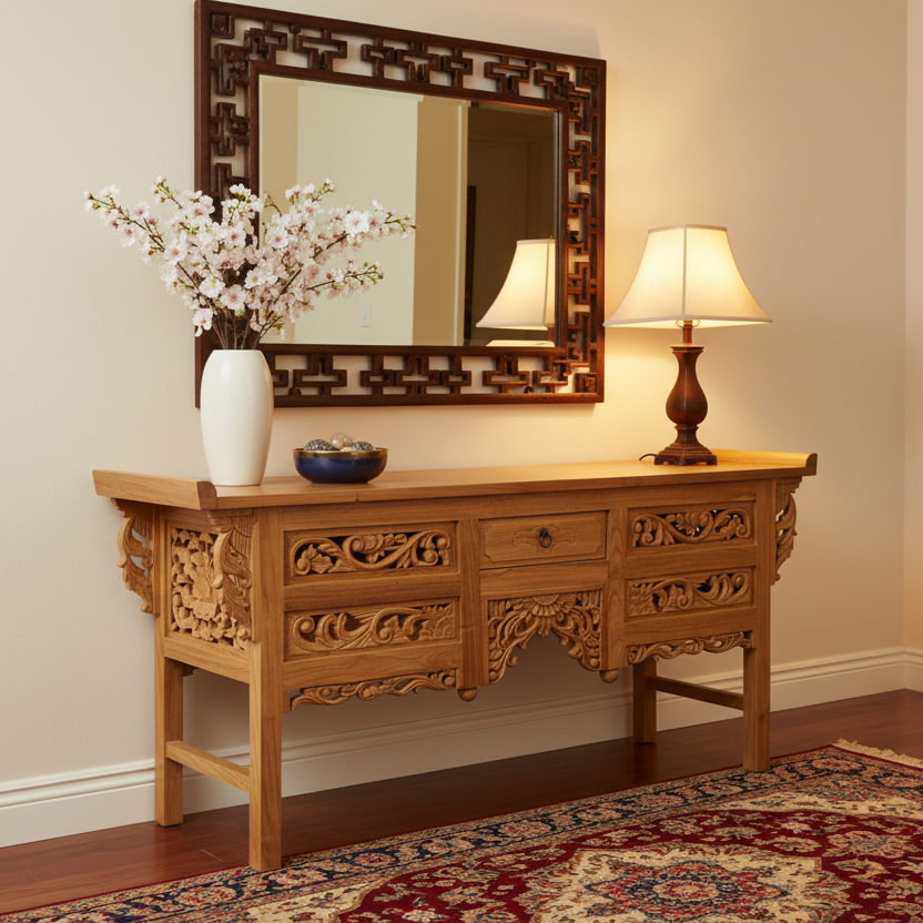 Oriental Entry Console (160cm) Type 1