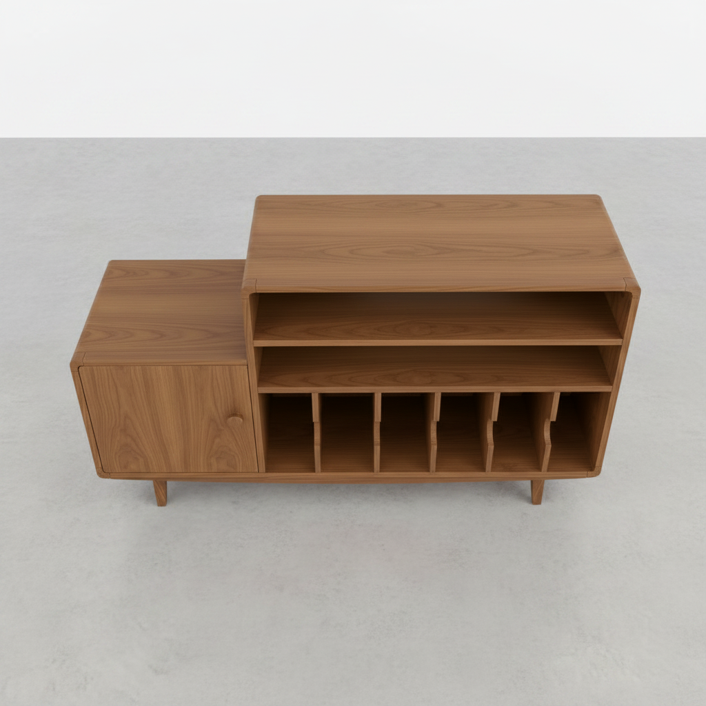 Custom Record Cabinet