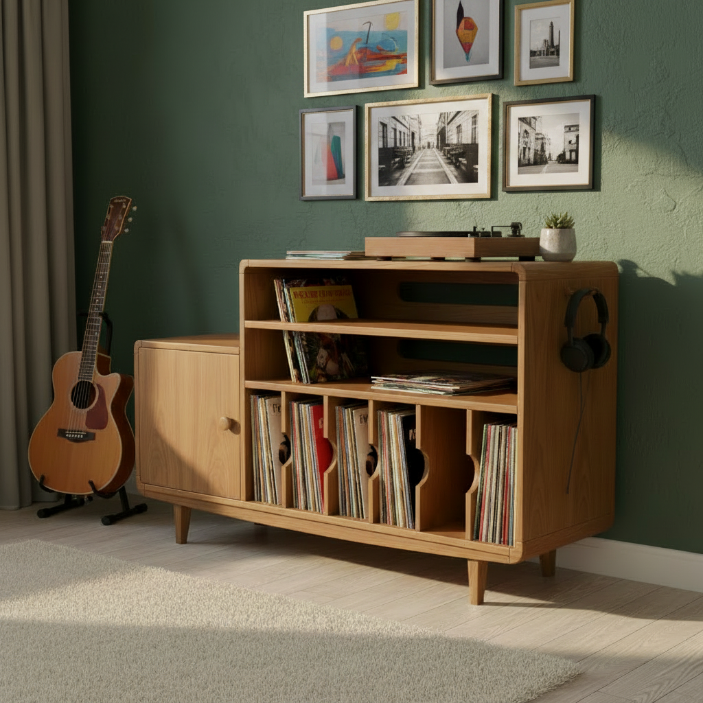 Custom Record Cabinet