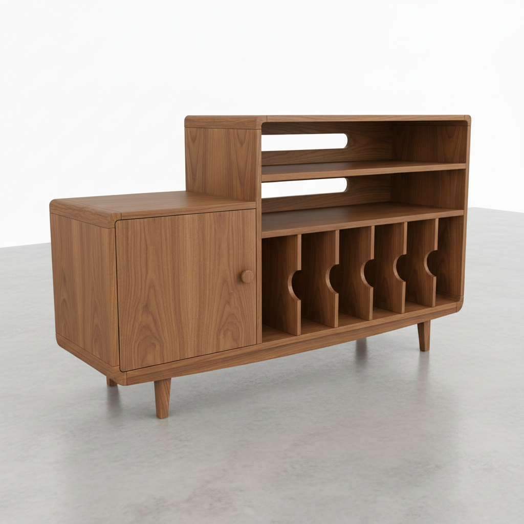 Custom Record Cabinet