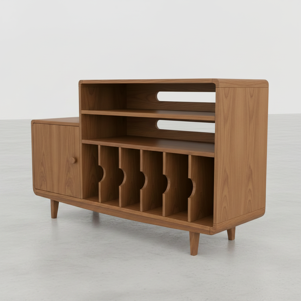 Custom Record Cabinet