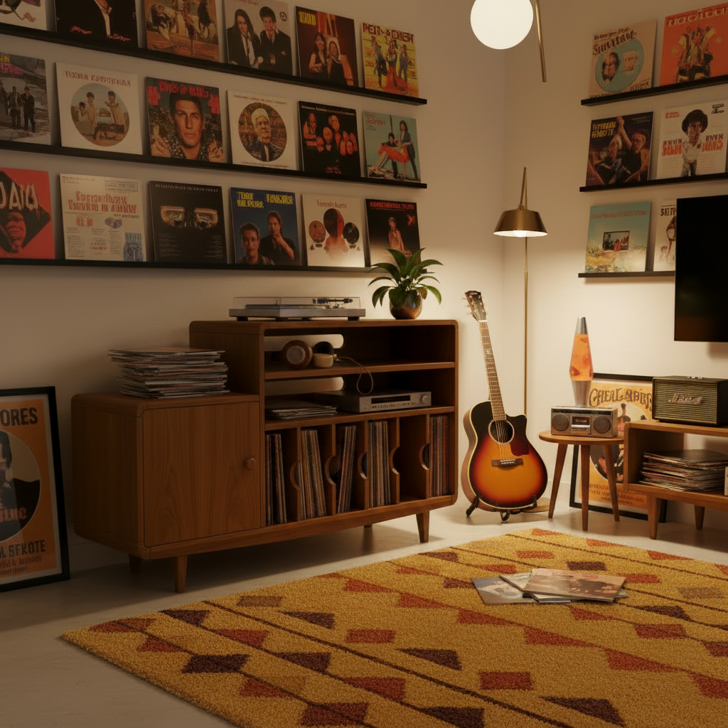 Custom Record Cabinet